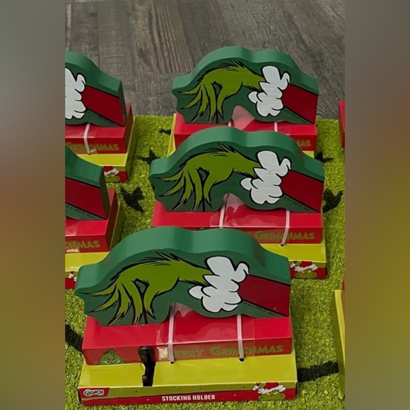 3 Grinch Stocking Holders - Picture 2 of 2